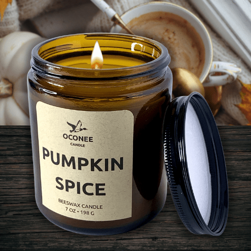 Pumpkin Spice • Scented Beeswax Candle - Oconee Candle