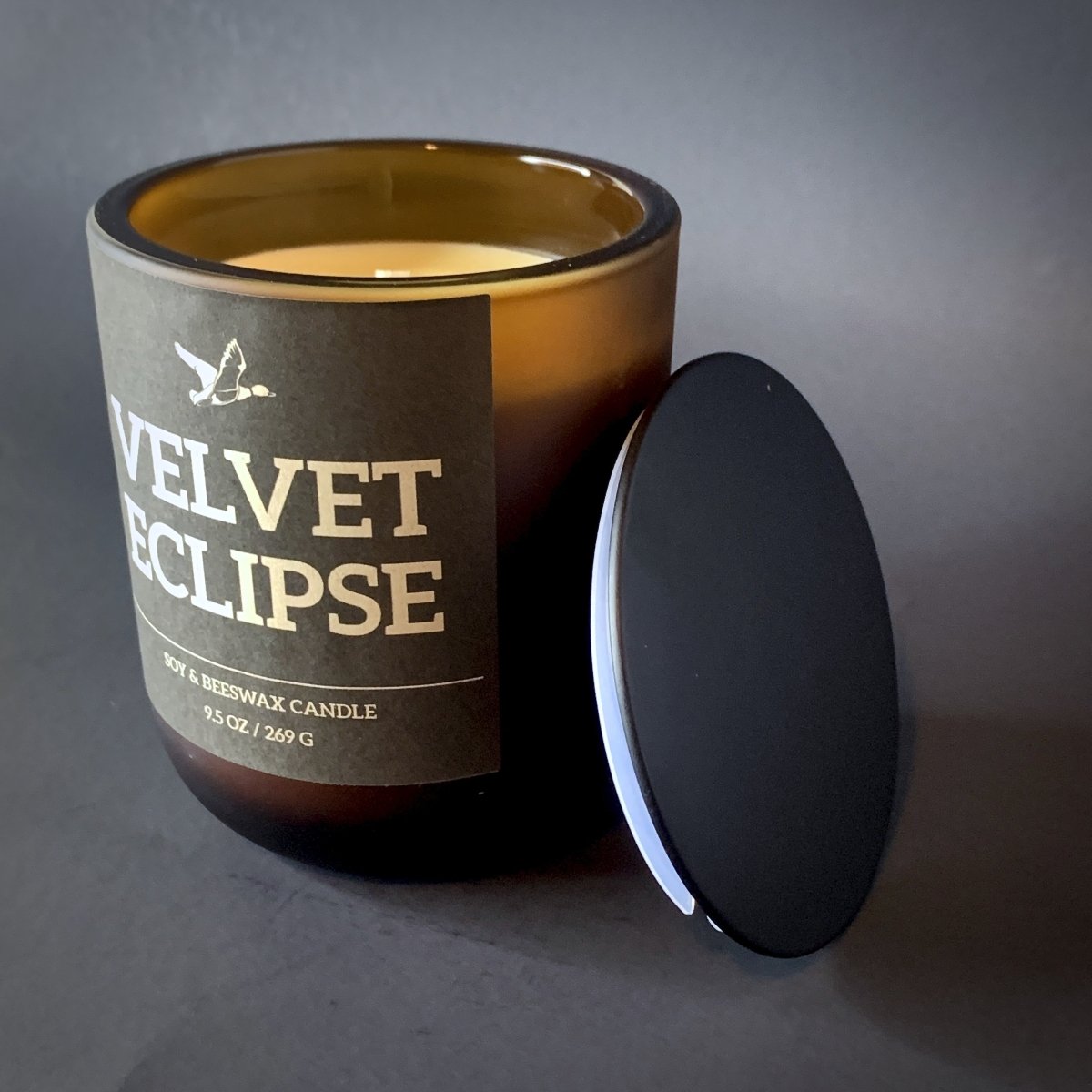 Velvet Eclipse Candle • Black Cherry & Vanilla Scented - Oconee Candle