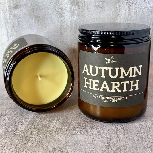 Autumn Hearth • Ginger & Spice Scented Candle - Oconee Candle