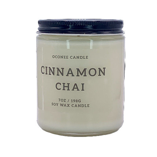 Cinnamon Chai Soy Candle - Cinnamon, Nutmeg, and Black Tea Scented - Oconee Candle