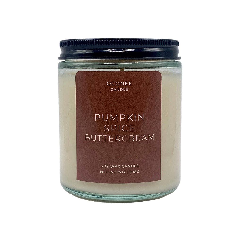 Pumpkin Spice Buttercream Soy Candle - Oconee Candle
