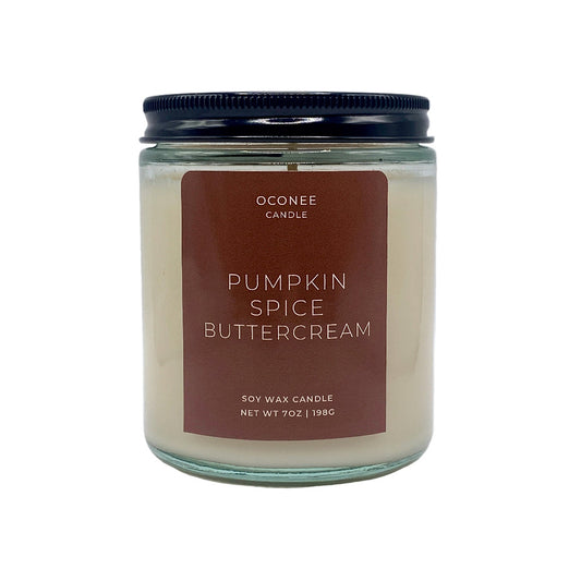 Pumpkin Spice Buttercream Soy Candle - Oconee Candle