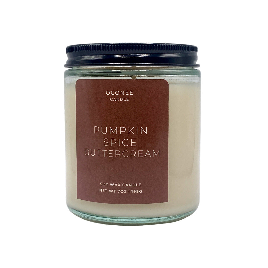Pumpkin Spice Buttercream Soy Candle - Oconee Candle