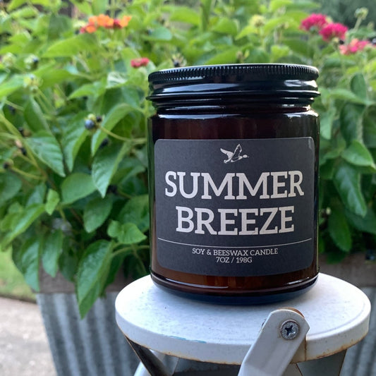Summer Breeze Candle • Honeysuckle & Kudzu Scented - Oconee Candle