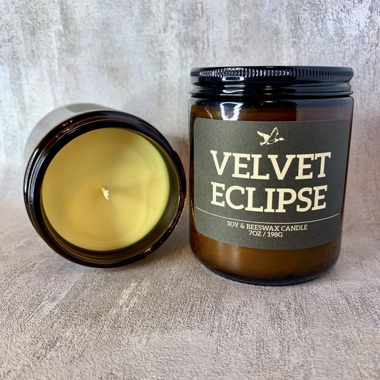 Velvet Eclipse • Black Cherry & Vanilla Scented Candle - Oconee Candle