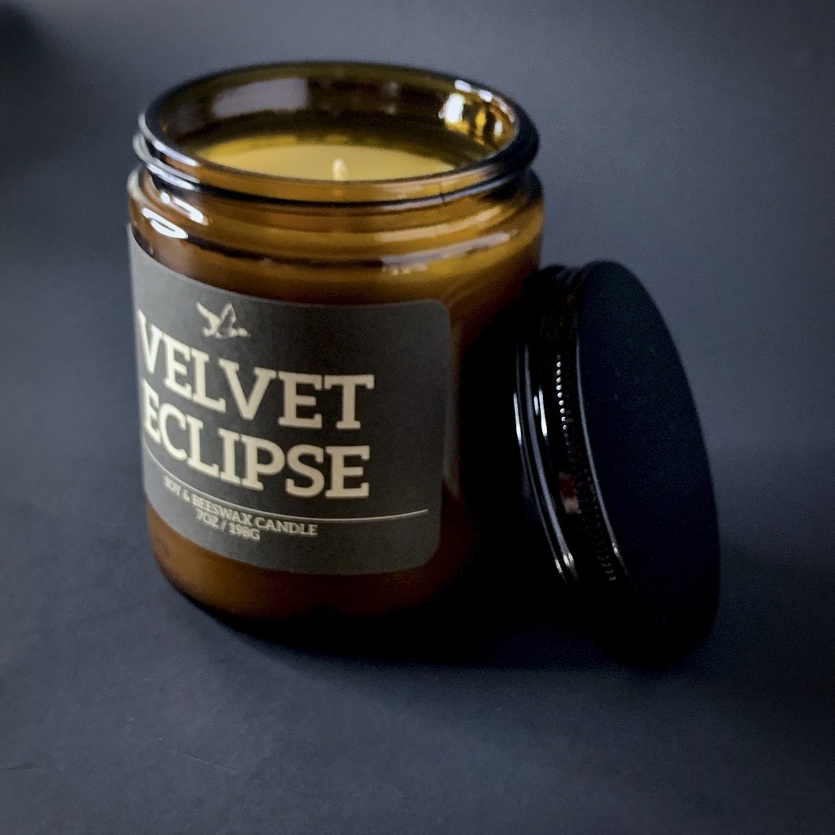 Velvet Eclipse Candle • Black Cherry & Vanilla Scented - Oconee Candle