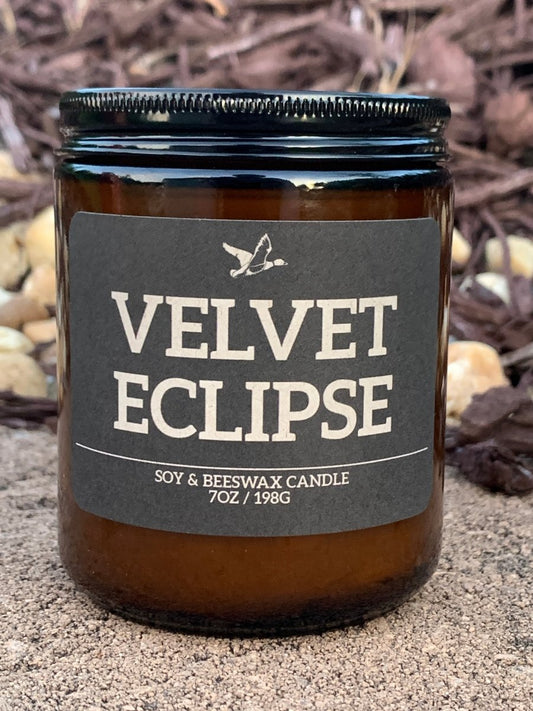 Velvet Eclipse Candle • Black Cherry & Vanilla Scented - Oconee Candle