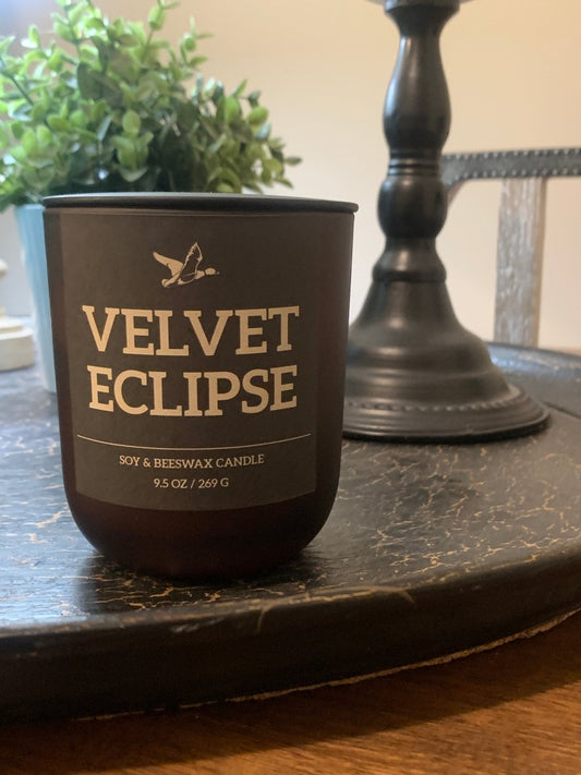 Velvet Eclipse Candle • Black Cherry & Vanilla Scented - Oconee Candle